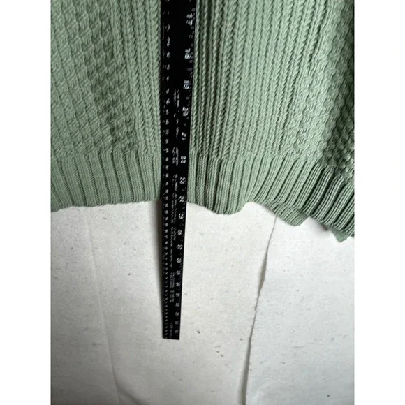 Abercrombie & Fitch Sage Green Oversized Button Front Cardigan Sweater XXL 2151 - Picture 8 of 12